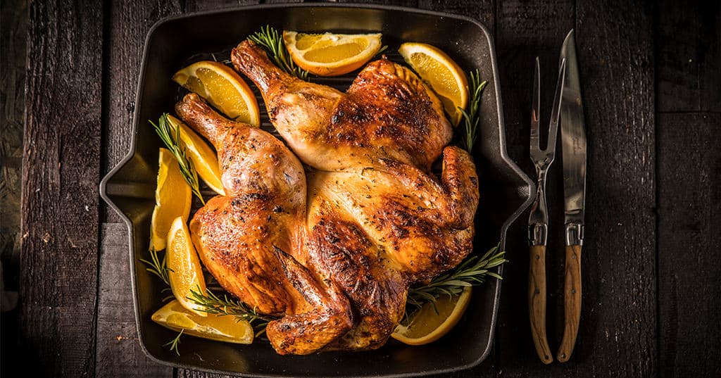 Roasted Rosemary Orange Chicken