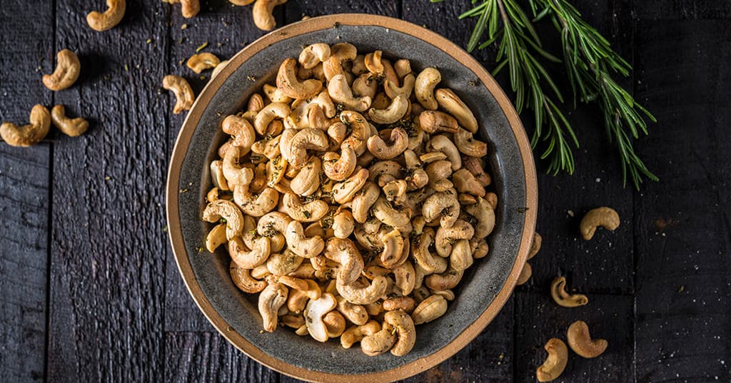 Roasted Rosemary Cashews