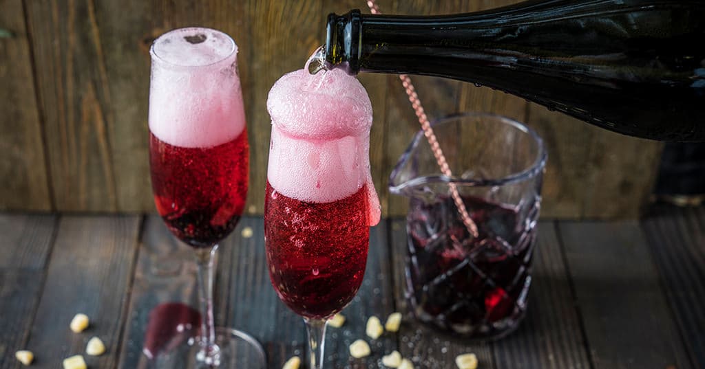 Smoked Hibiscus Sparkler