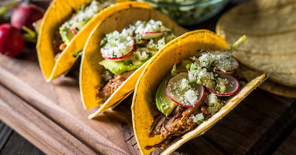 Grilled Kurobuta Pork Collar Tacos
