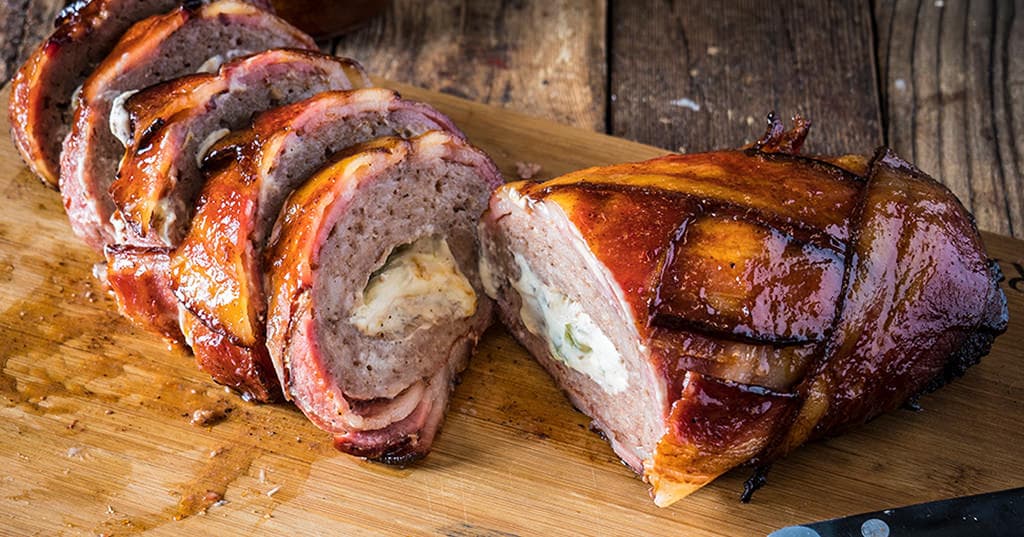 Bacon Weave BBQ Fatty