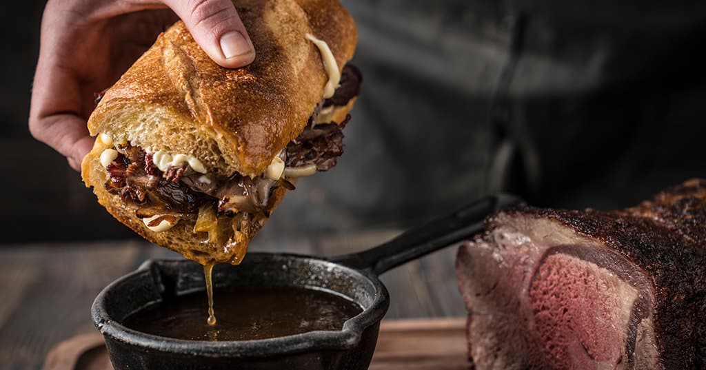 Traeger French Dip Sandwich