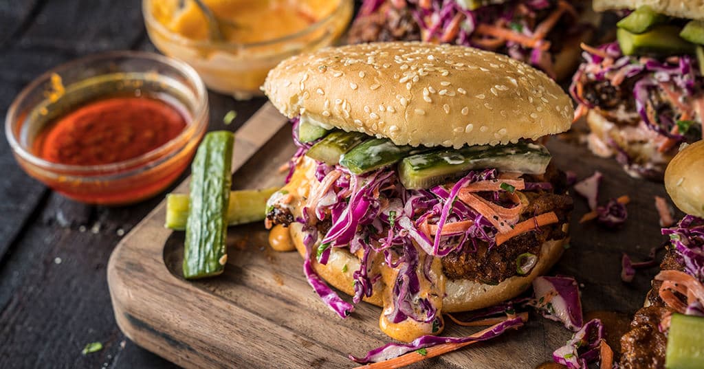 Pickle Brined Hot Chicken Sandwich