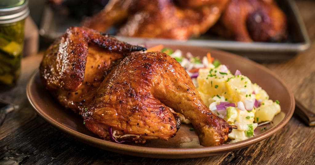 Spicy BBQ Whole Chicken