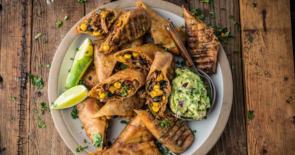 Wild Turkey Southwest Egg Rolls by Jeremiah Doughty