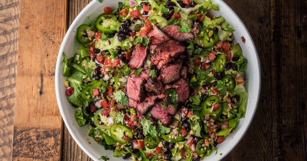 Steak Taco Salad