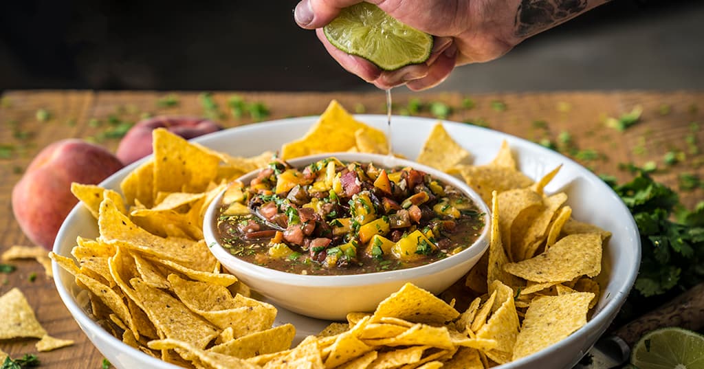 Grilled Peach Salsa