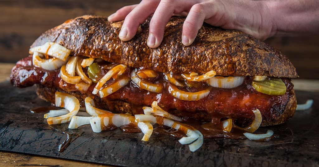 BBQ Rib Sandwich