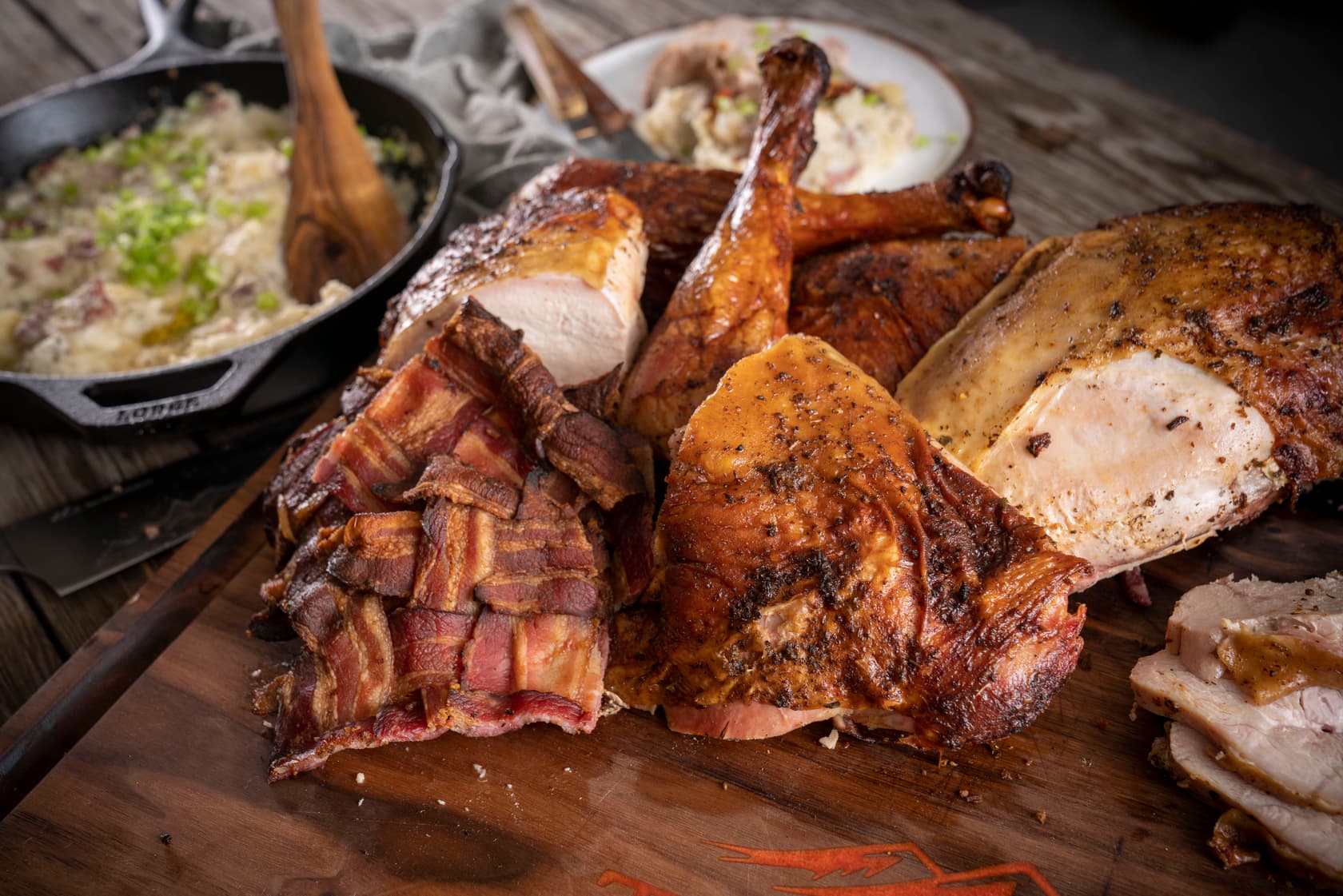 Bacon-wrapped Spatchcocked Turkey