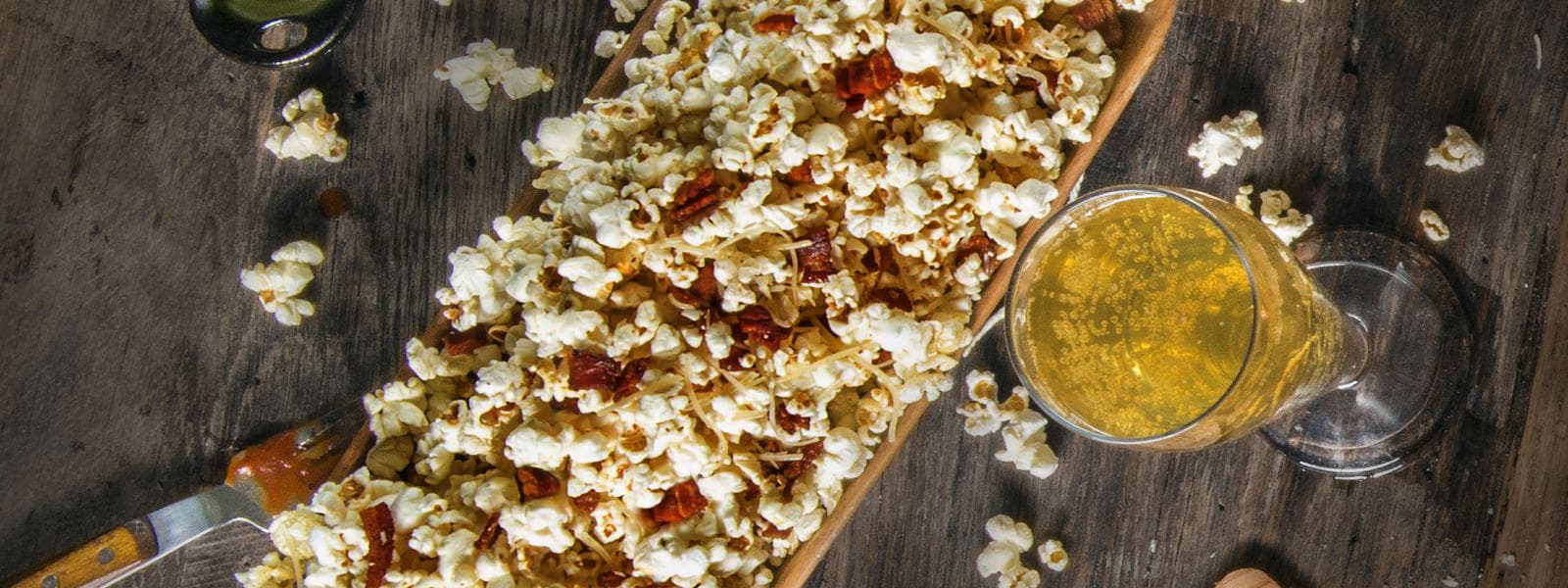 Bacon Parmesan Popcorn