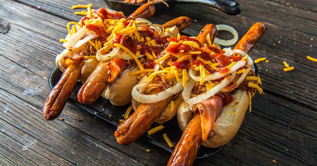 Grilled Traeger Ball Park Dog