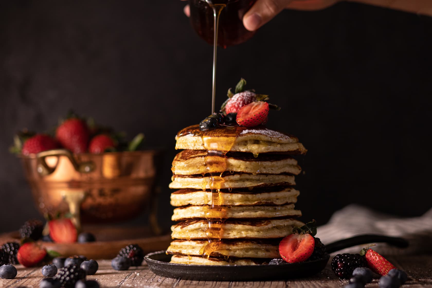 Flat Top Buttermilk Pancakes