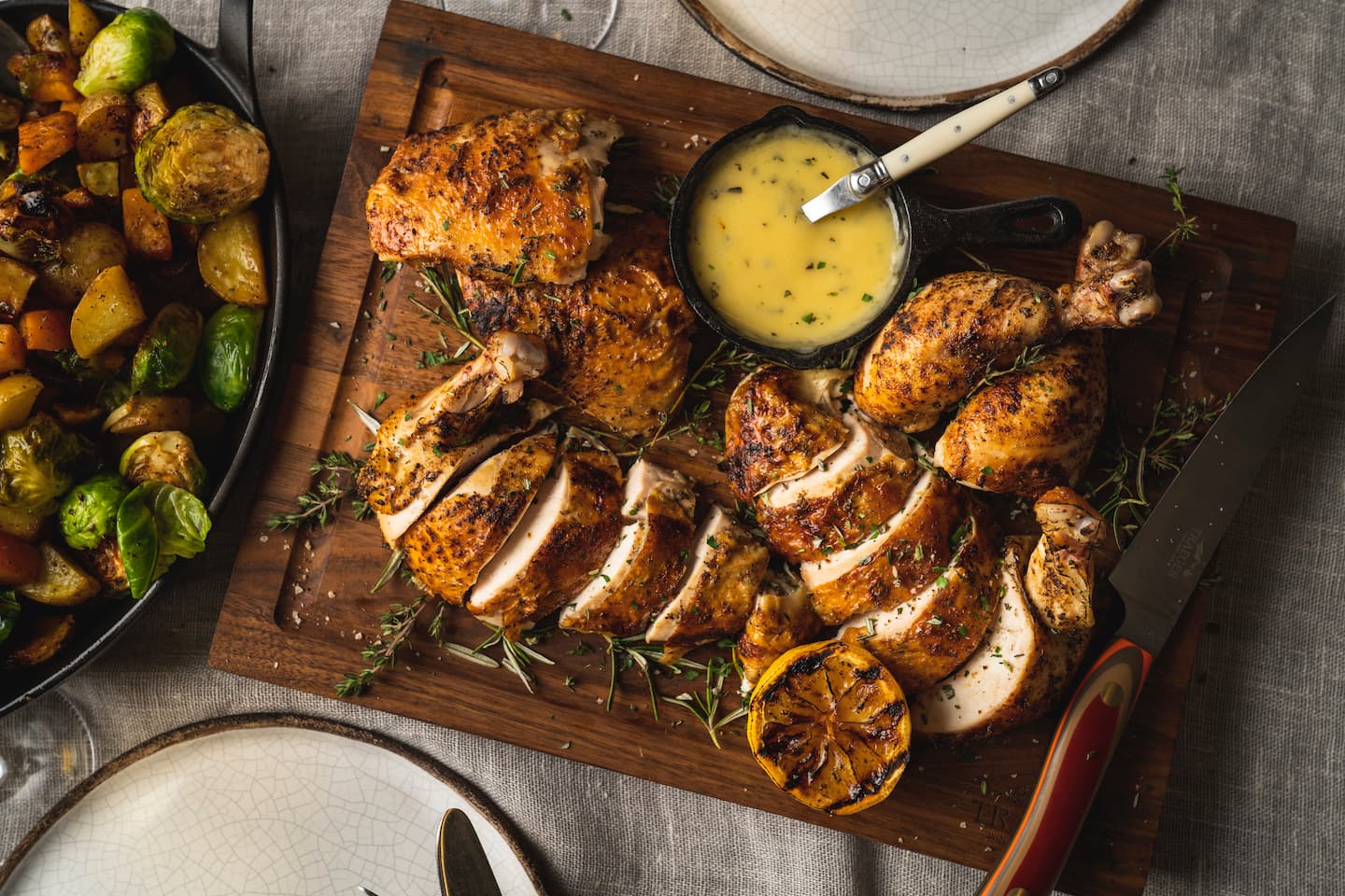 Chardonnay Chicken with Roasted Root Vegetables