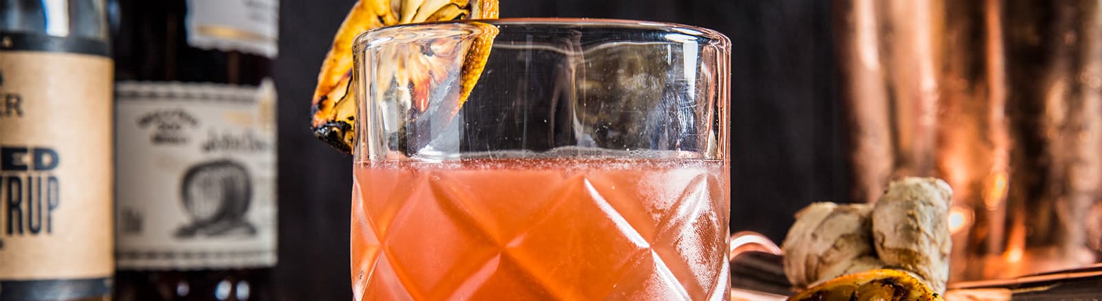 Smoky Scotch & Ginger Cocktail