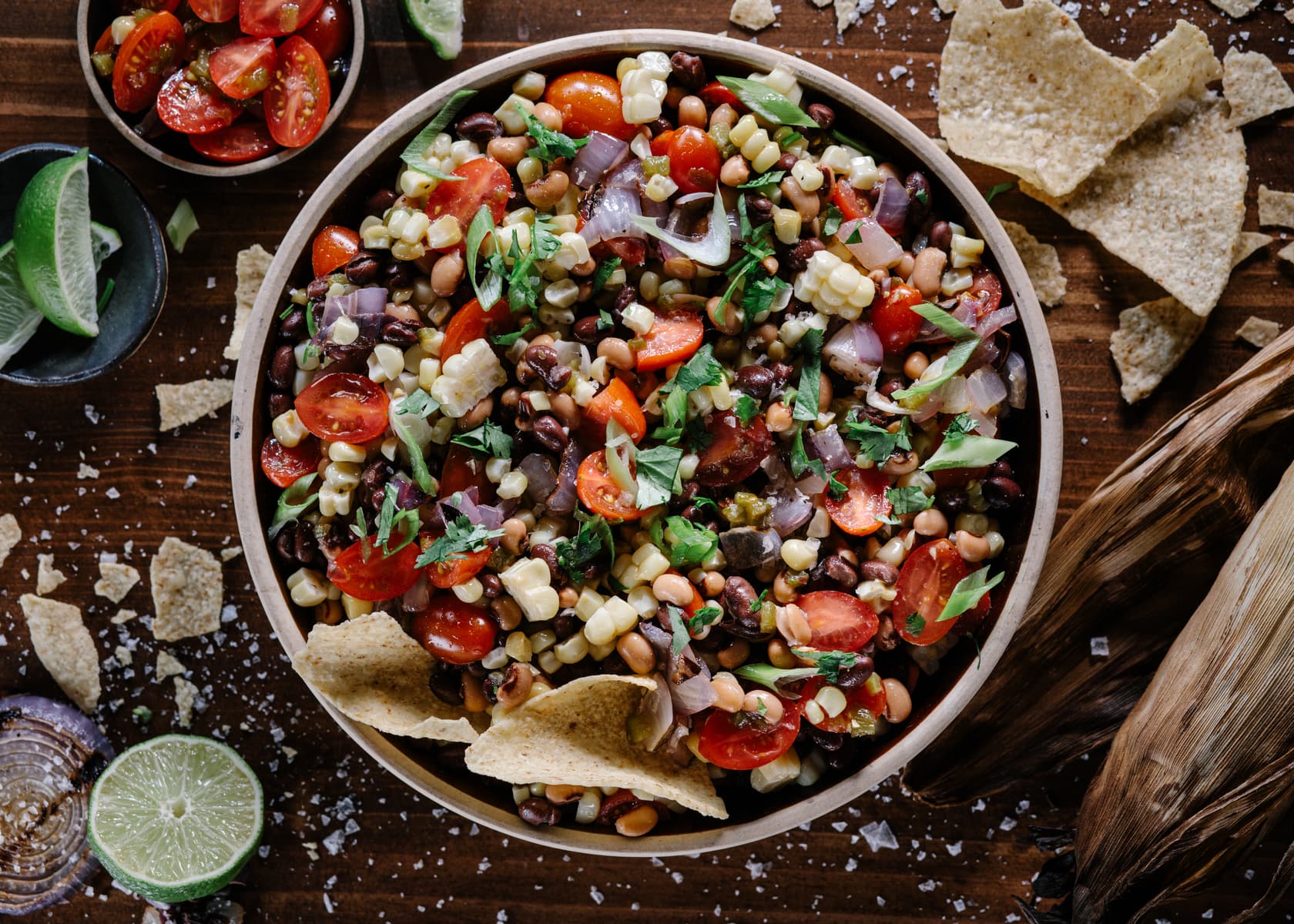 Cowboy Caviar with Smoky Jalapeno Dressing