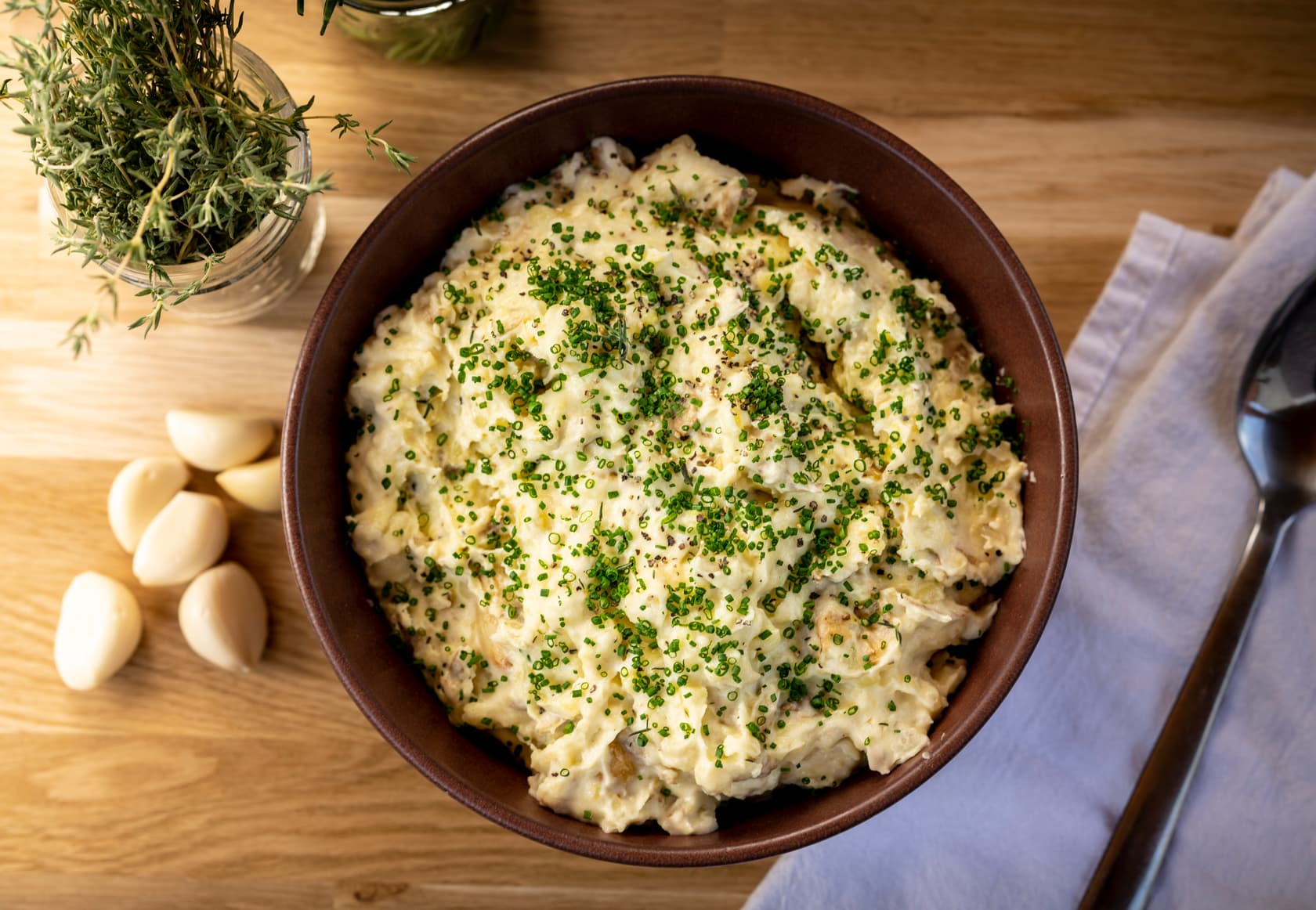 Double Garlic Mashed Potatoes