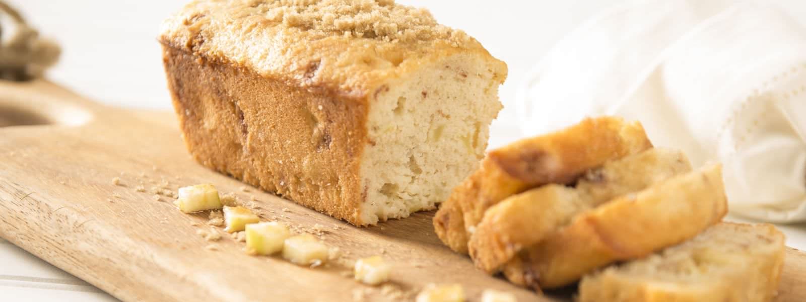 Baked Apple Cinnamon bread