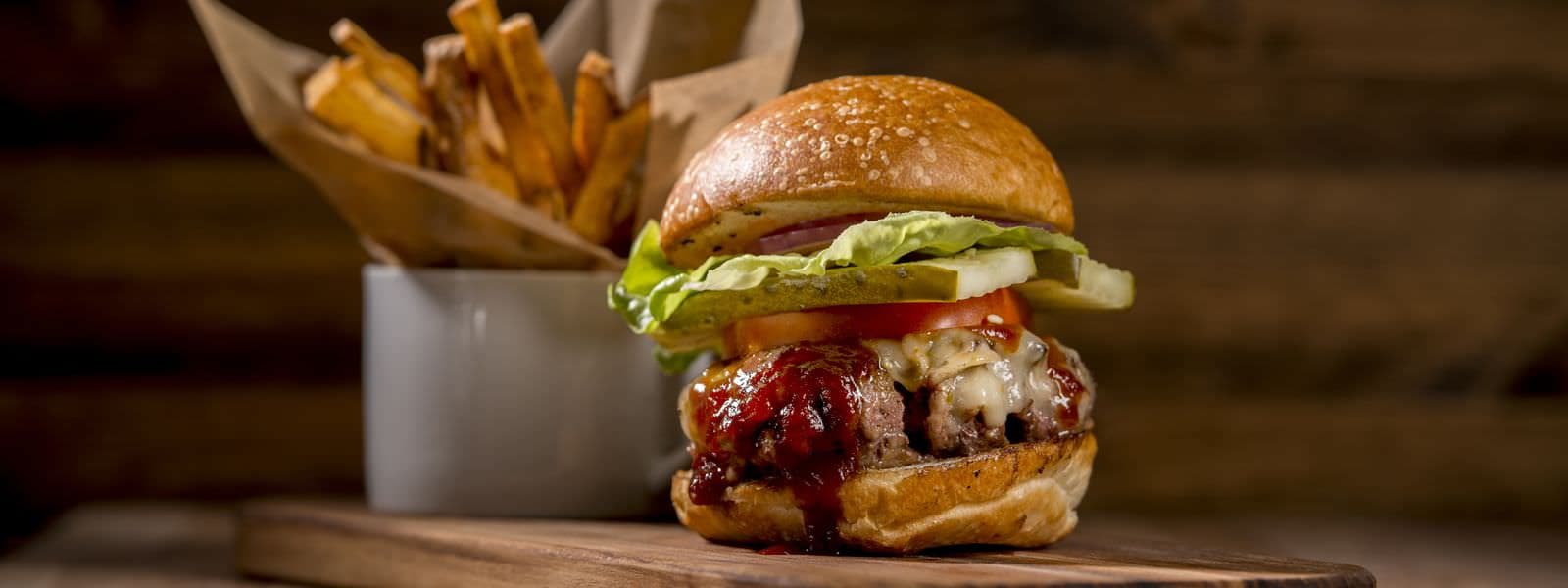 BBQ Kaiser Burgers