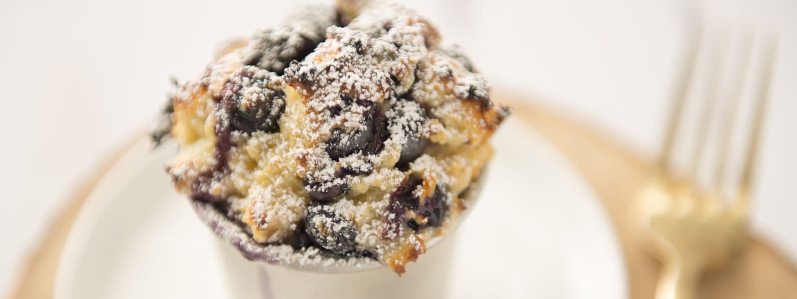 Blueberry Bread Pudding