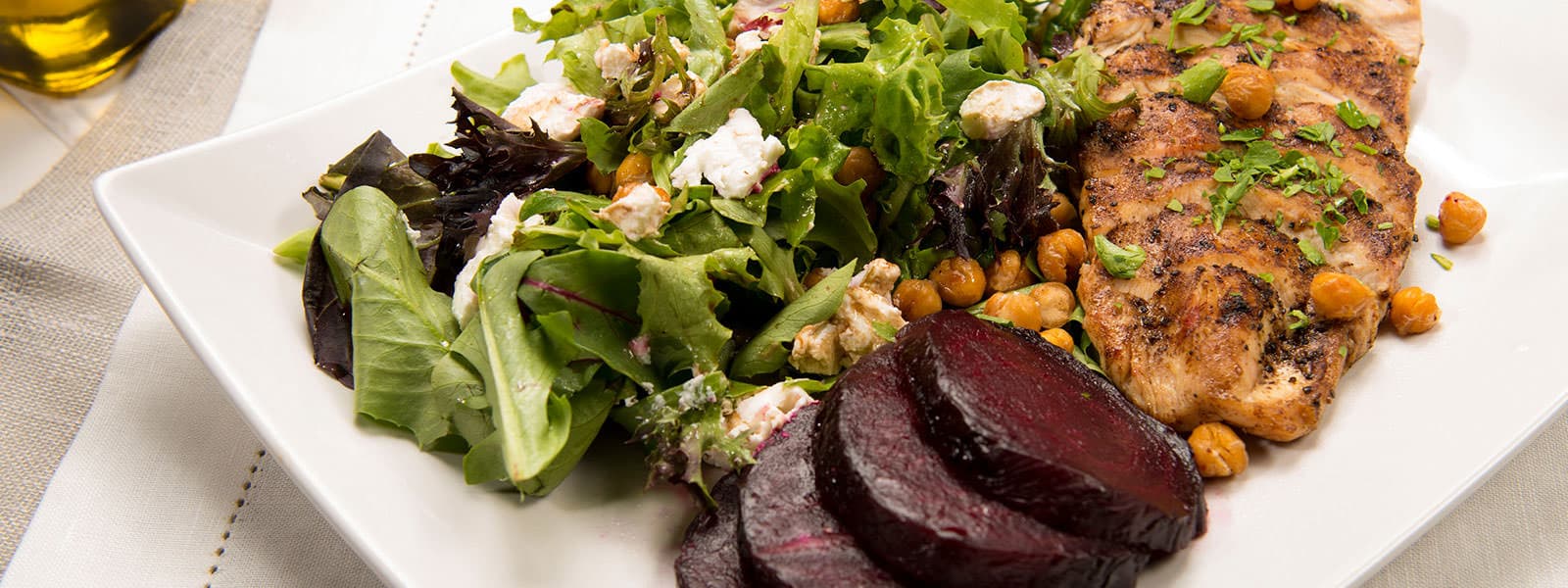 Grilled Chicken and Roasted Beet Salad