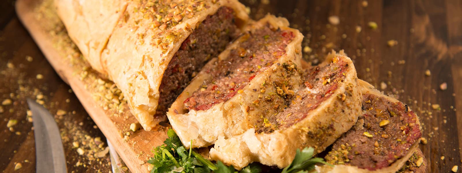 Burly Grilled Beef Wellington