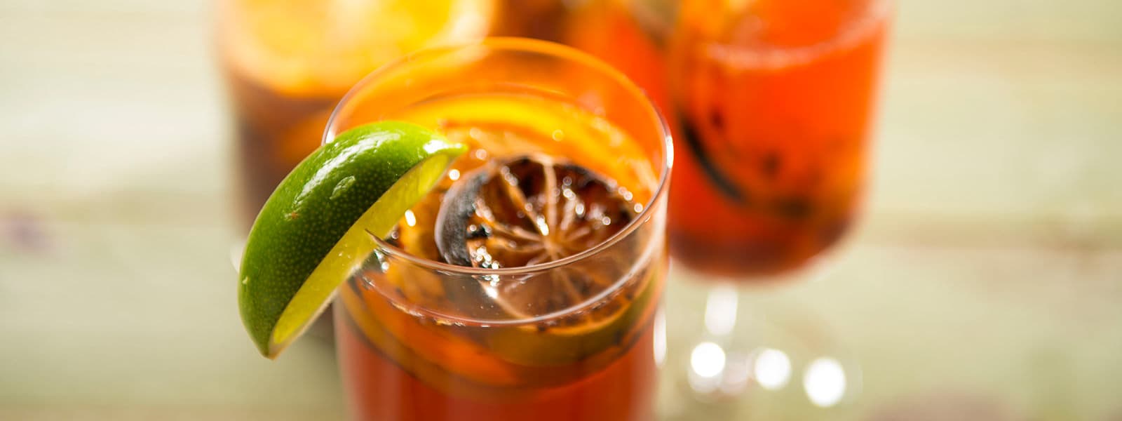 Charred Citrus and Grape Sangria