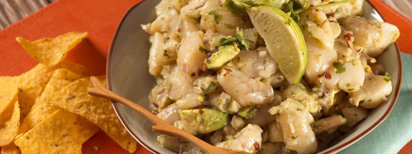 Smoked Seafood Ceviche
