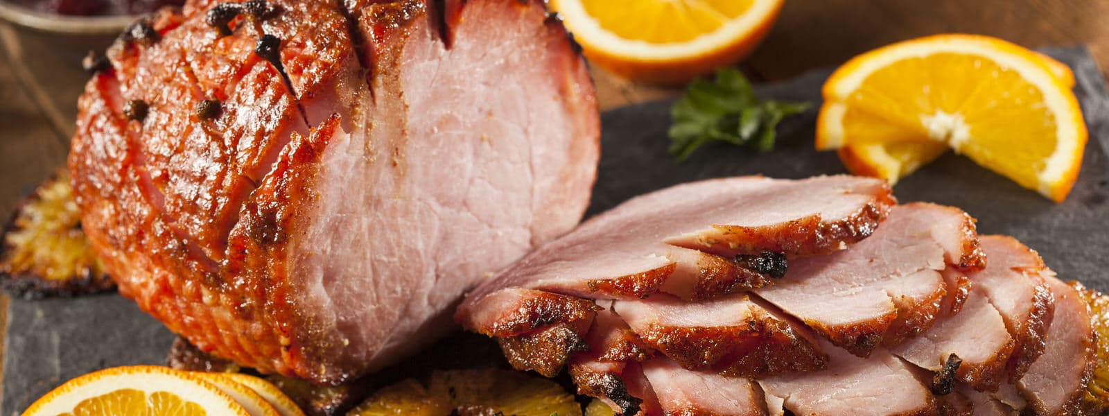 Apple & Bourbon Glazed Ham