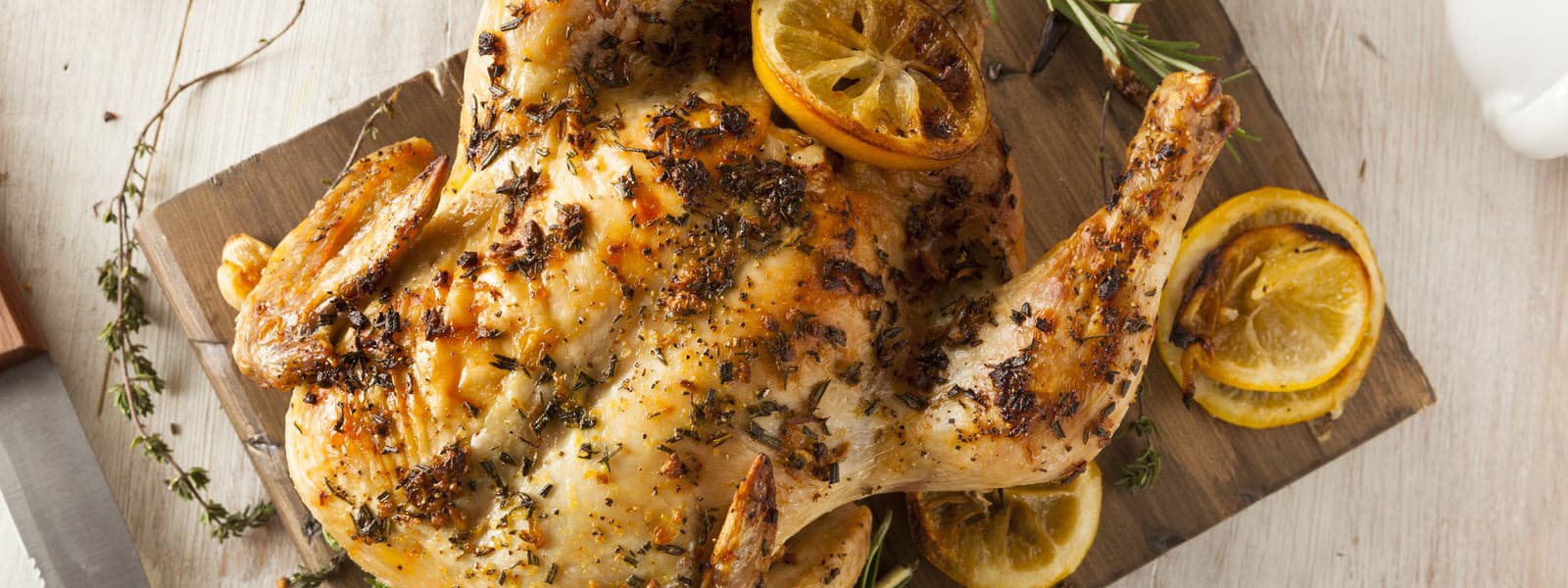 Lemon Rosemary Roast Chicken