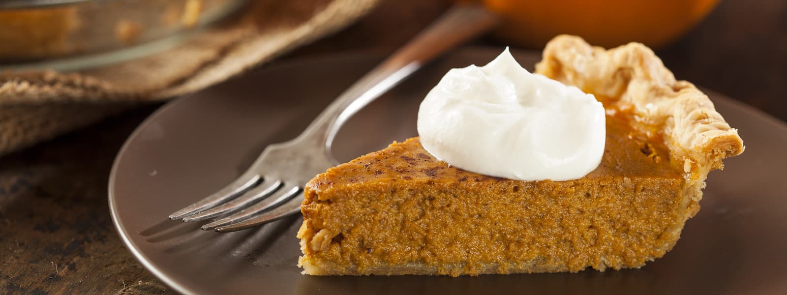 Pumpkin Pie With Bourbon Whipped Cream