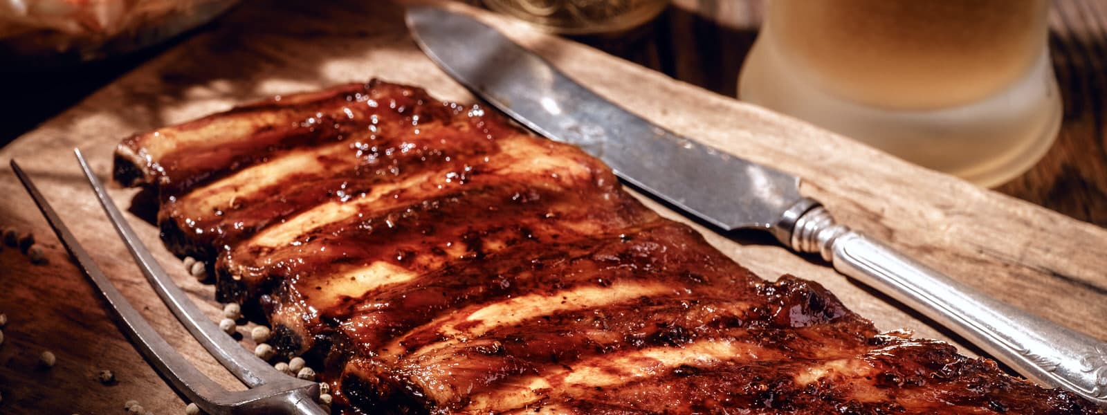 Salt & Pepper Beer-Braised Beef Back Ribs