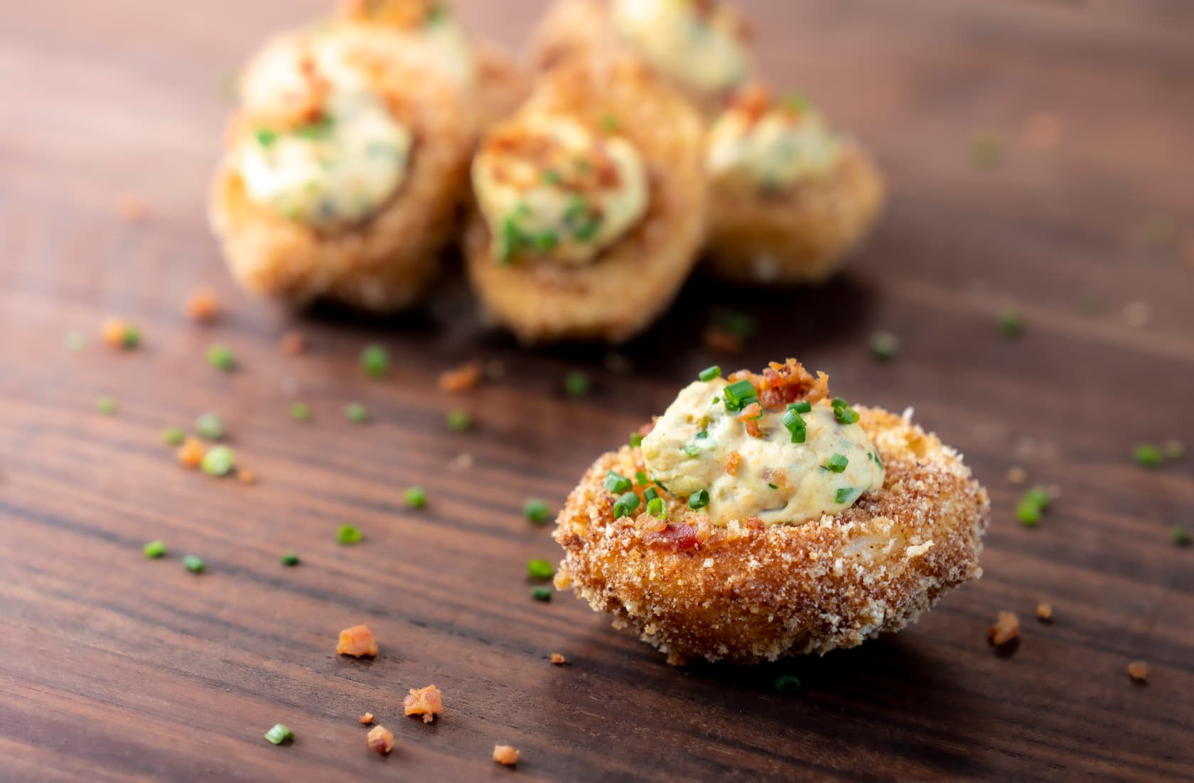 Deep-Fried Deviled Eggs