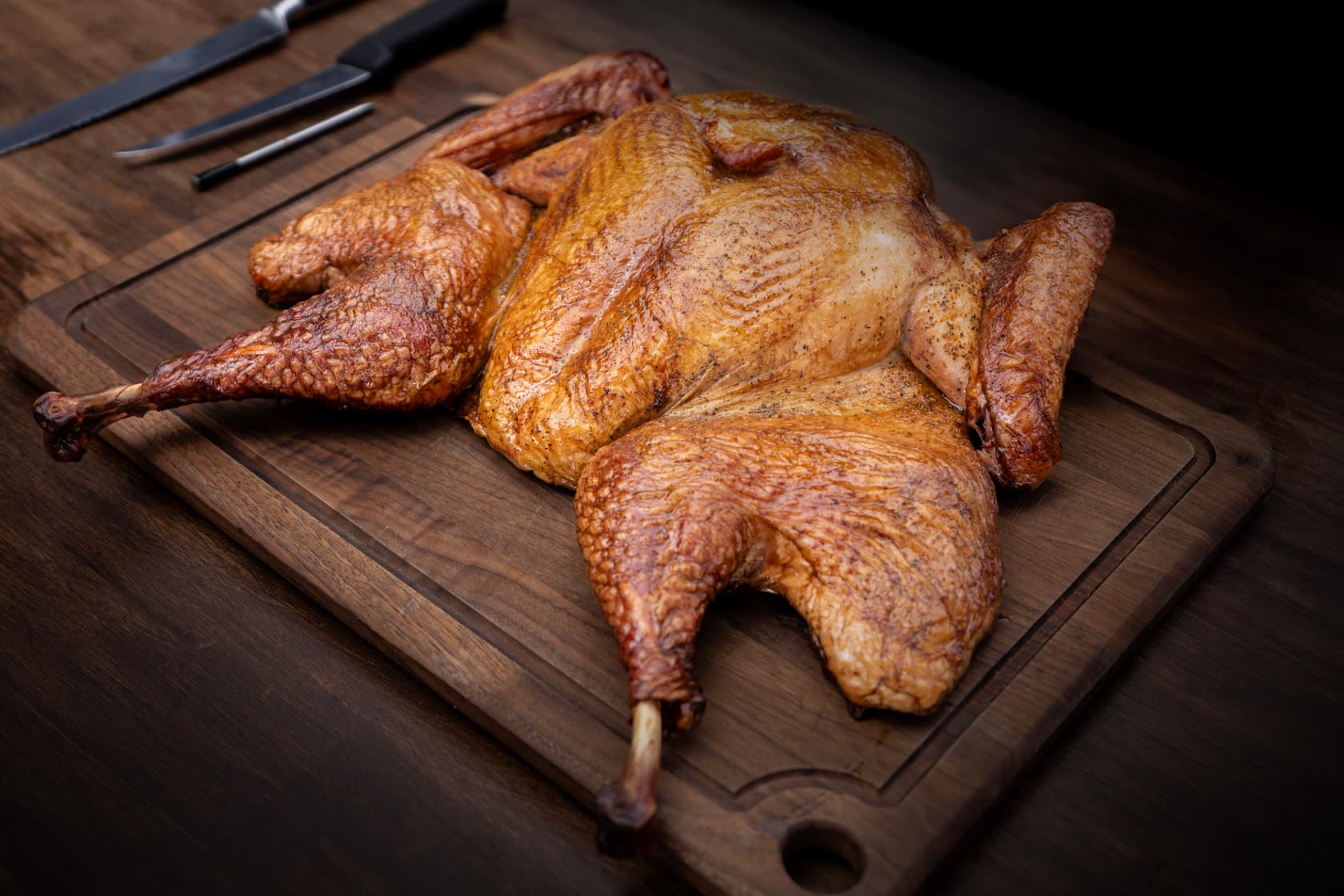 Diva Q's Pellet Grill Spatchcock Turkey