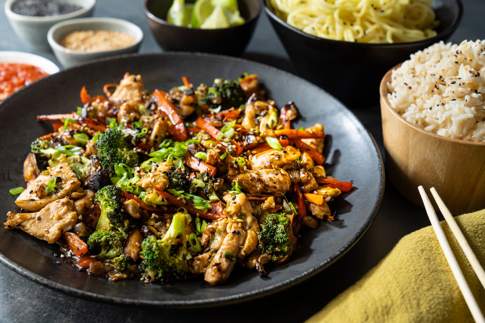 Flat Top Griddle Stir Fry