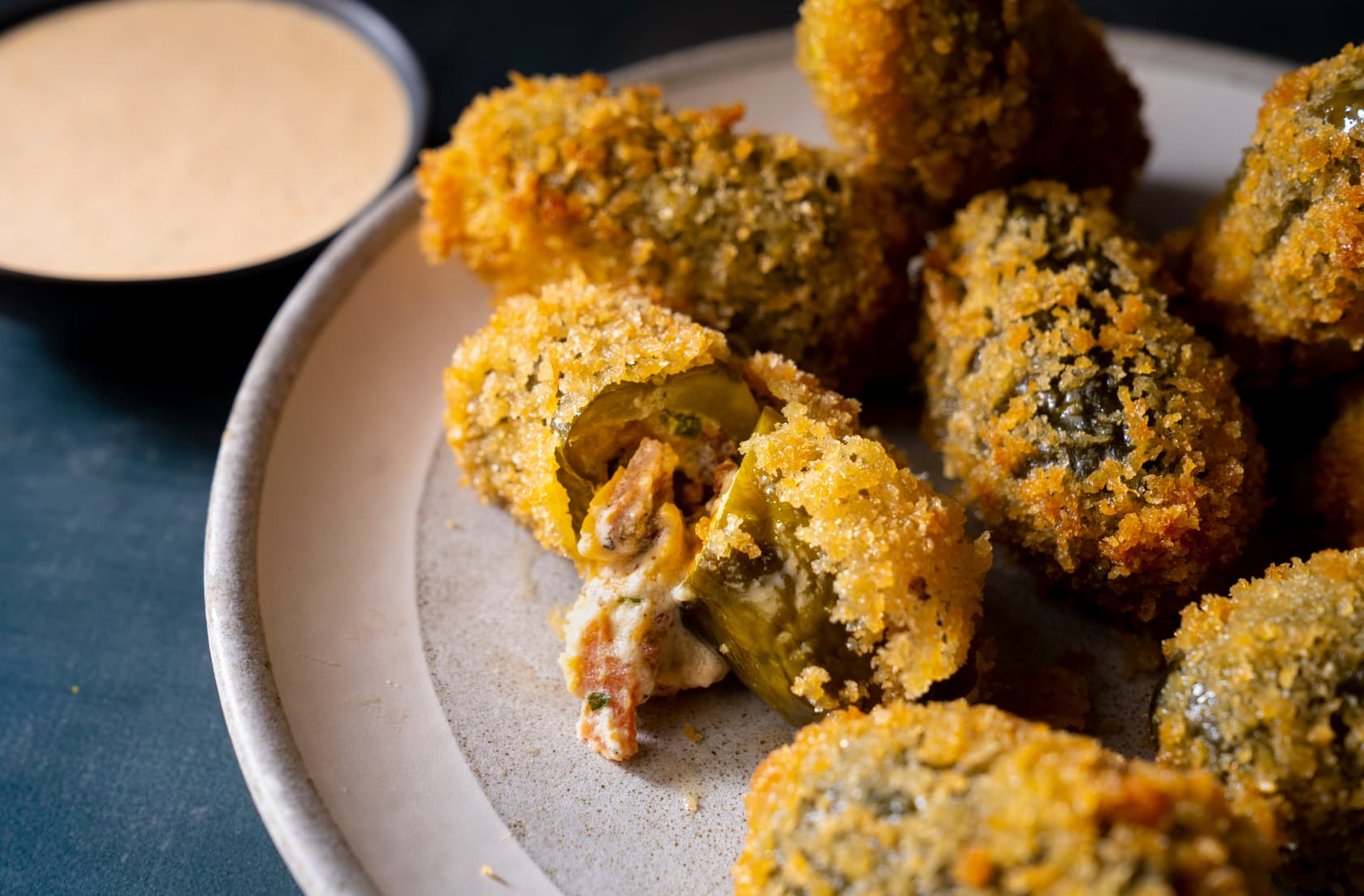 Fried Pickle Poppers
