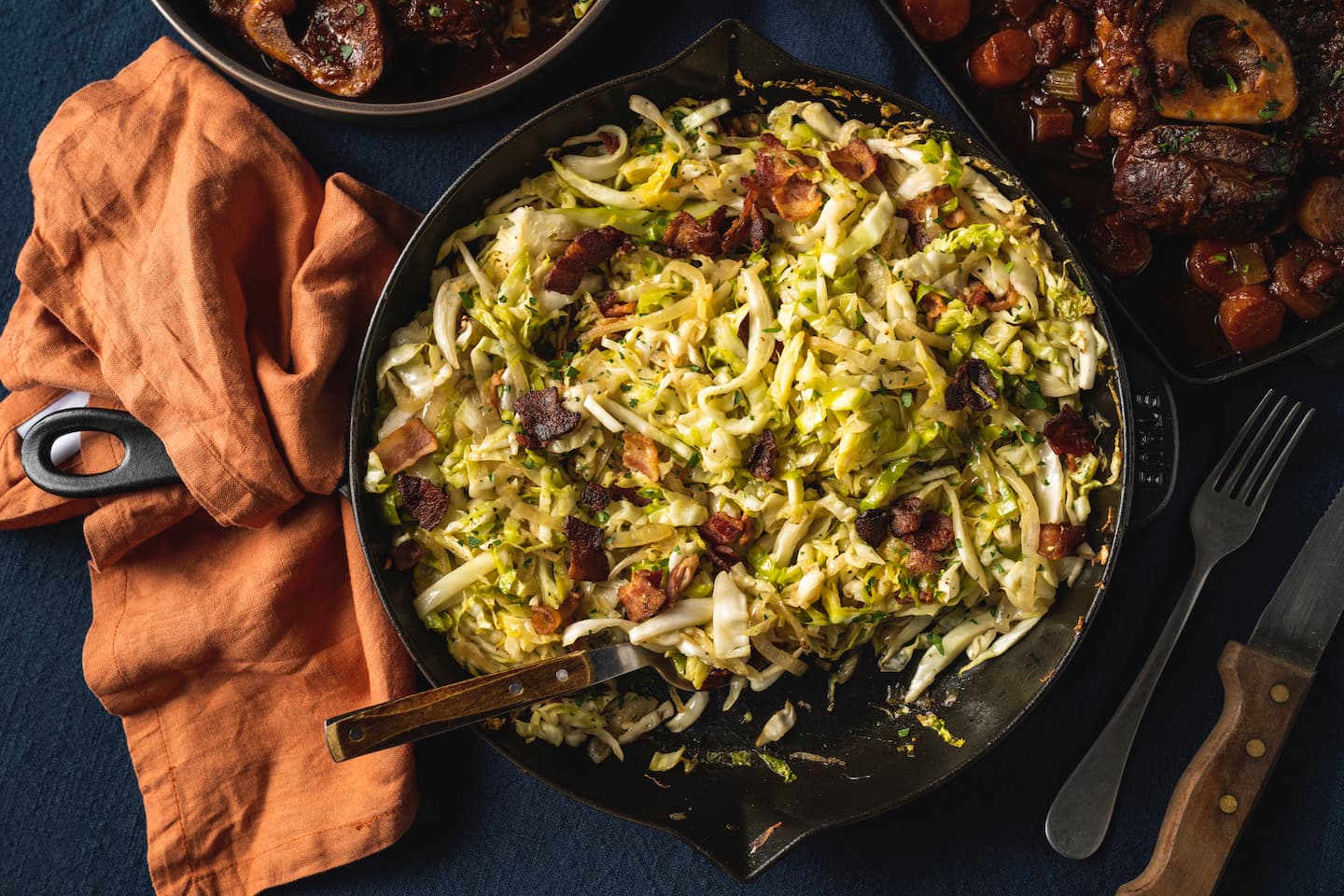 Fried Cabbage with Bacon