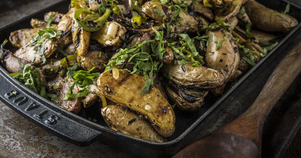 Grilled Fingerling Potato Salad