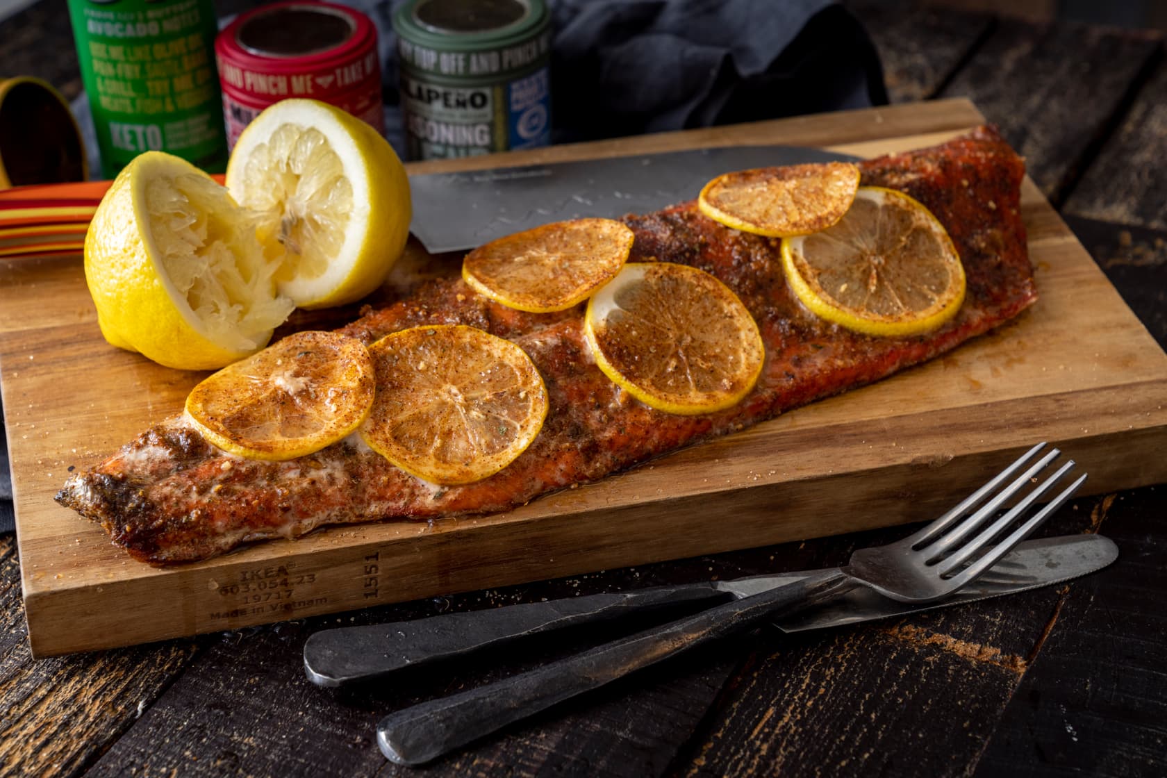 Grilled Whole Steelhead Fillet