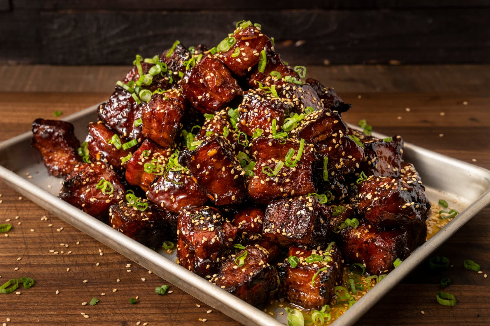 Korean-Inspired Pork Belly Burnt Ends