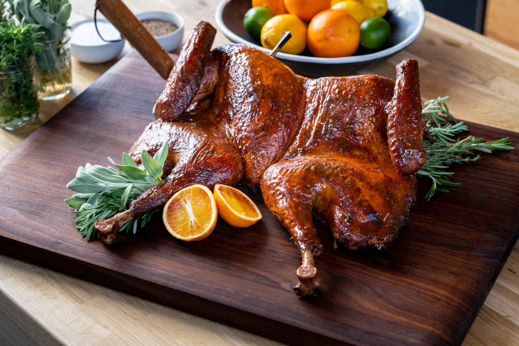 Matt Pittman's Spatchcocked Smoked Turkey Recipe