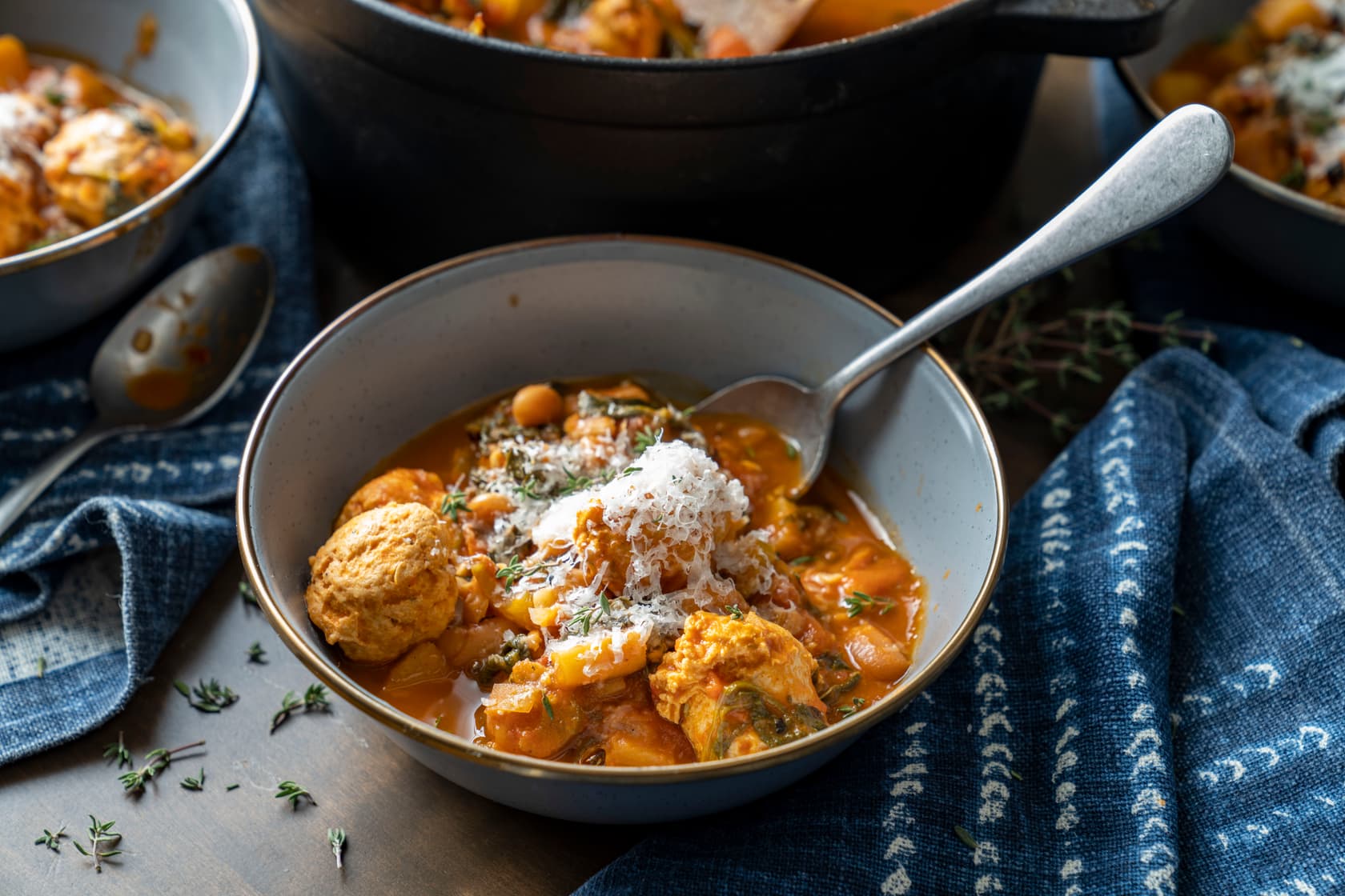 Mini Meatball Minestrone
