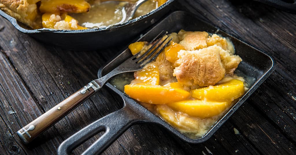 Baked Peach Cobbler