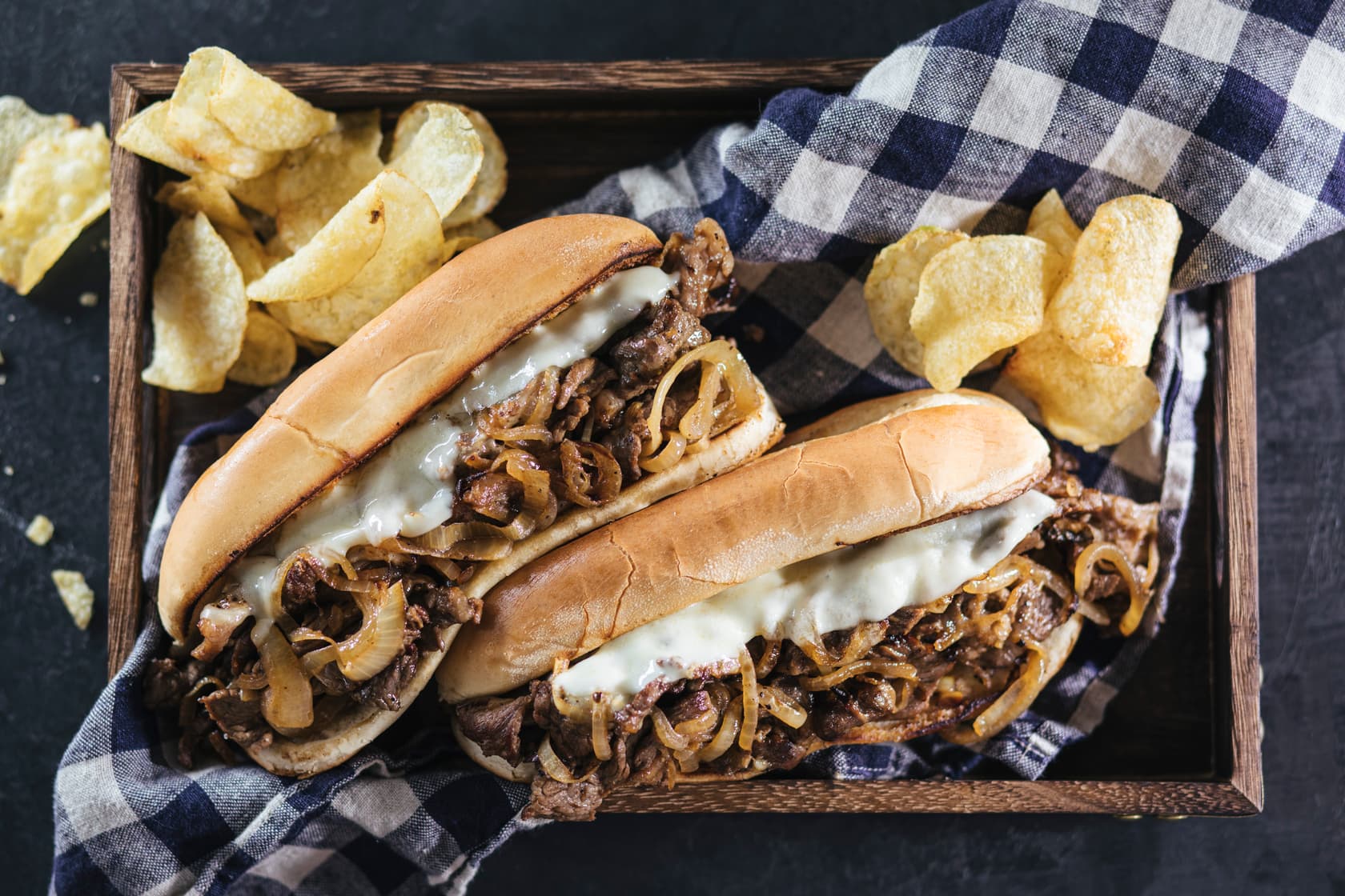 Flat Top Philly Cheesesteak