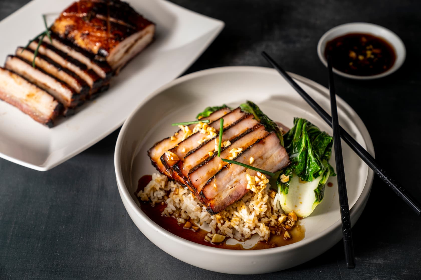 Smoke & Sizzle Char Siu-Style Pork Belly