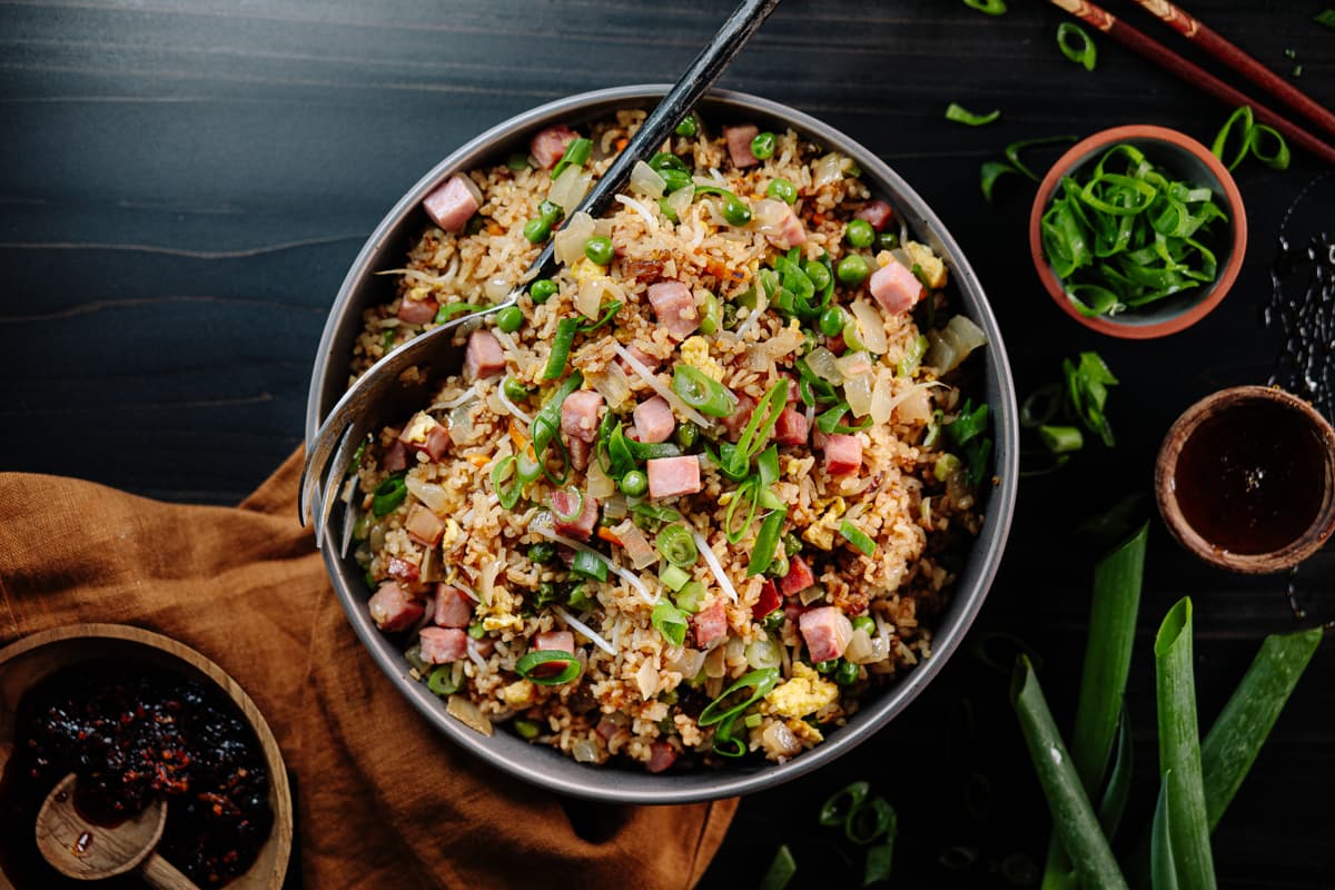 Flat Top Pork Fried Rice