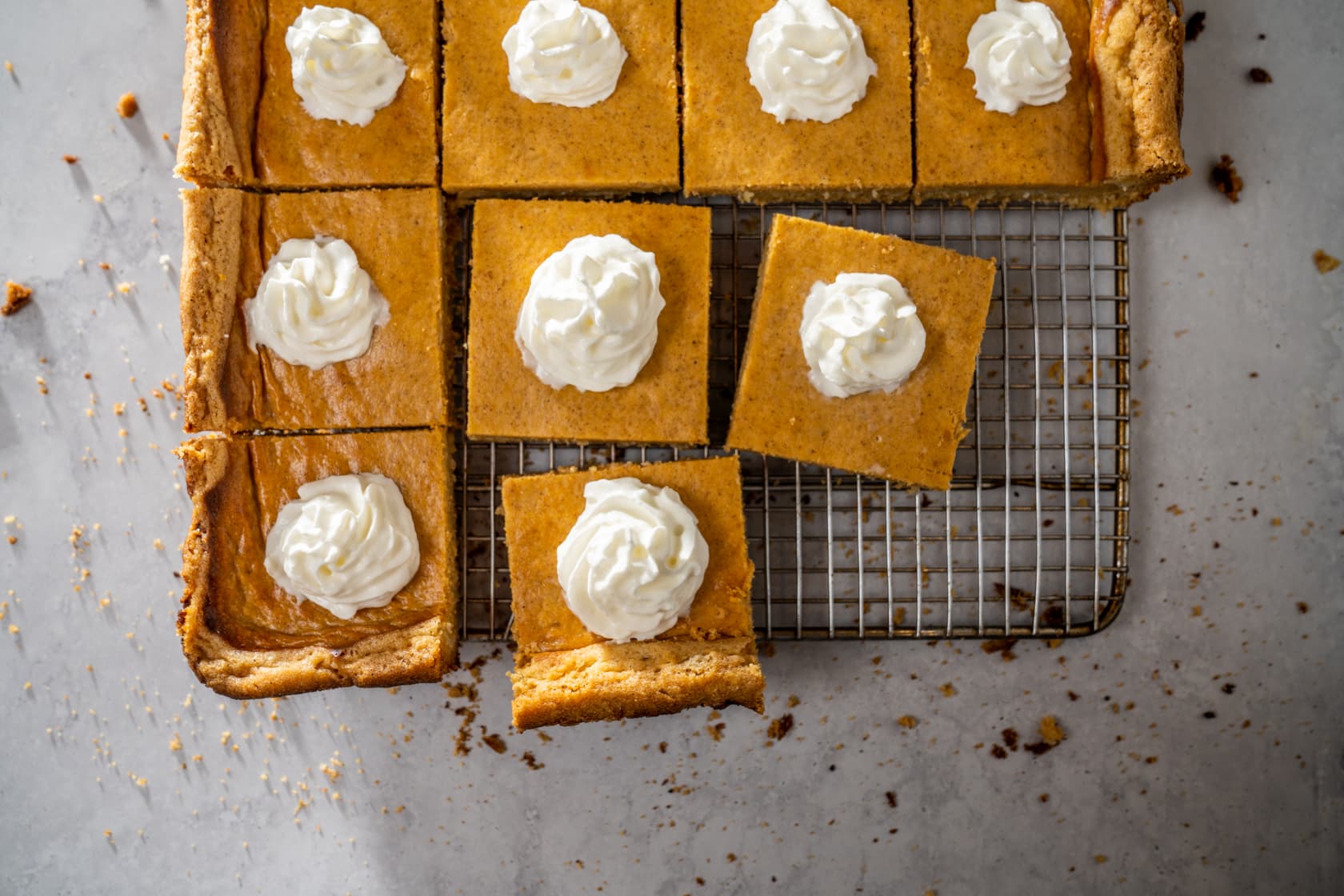 Pumpkin Cheesecake Bars
