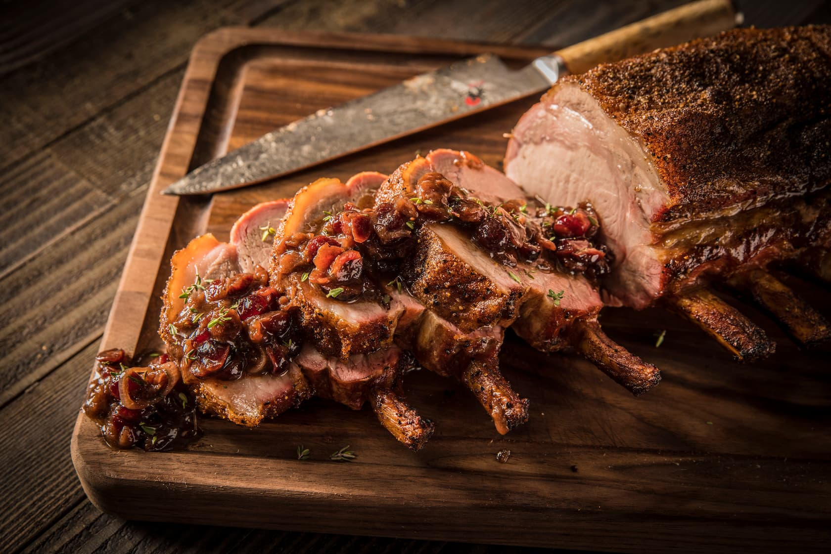 Roasted Rack of Pork