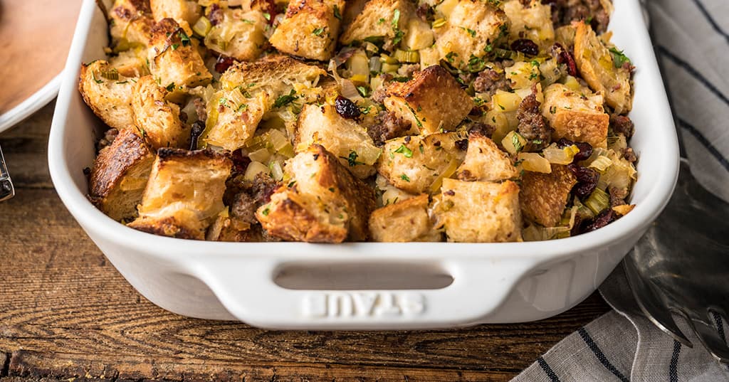 Baked Sage & Sausage Stuffing