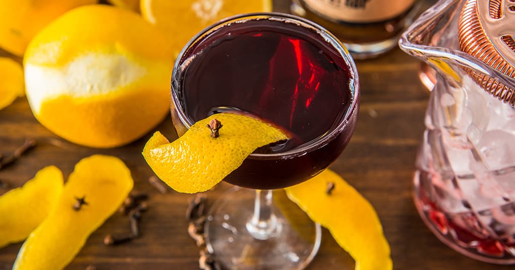 Smoked Sangaree Cocktail