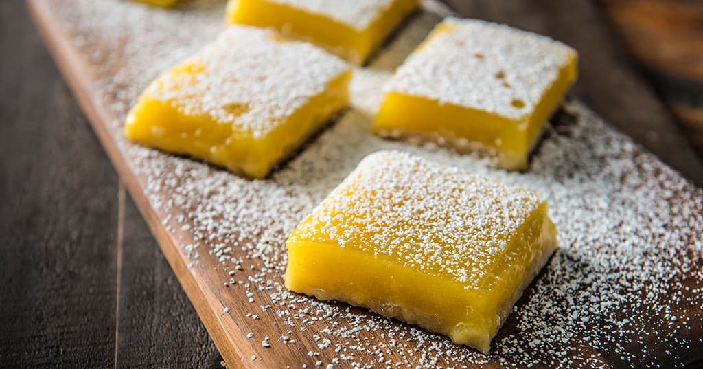 Smoked Lemon Bars